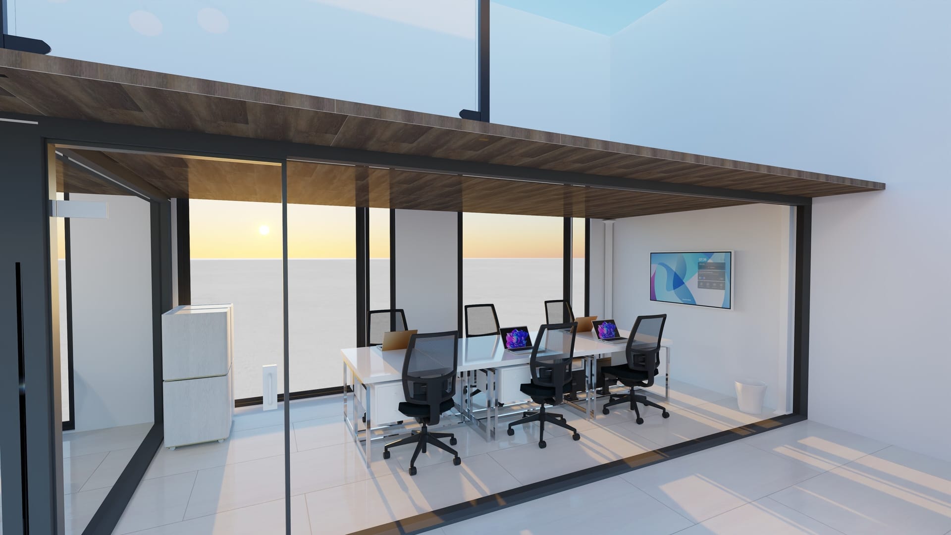 Private office interior at Dukagjini Centre